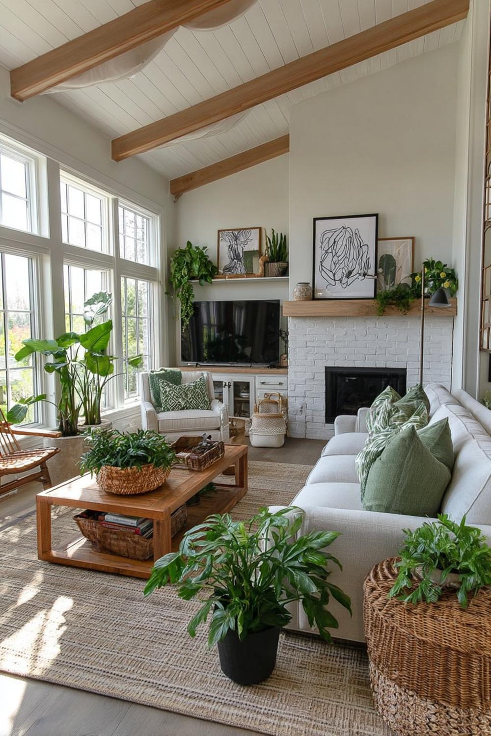 Accent the Space with Lush Green Indoor Plants