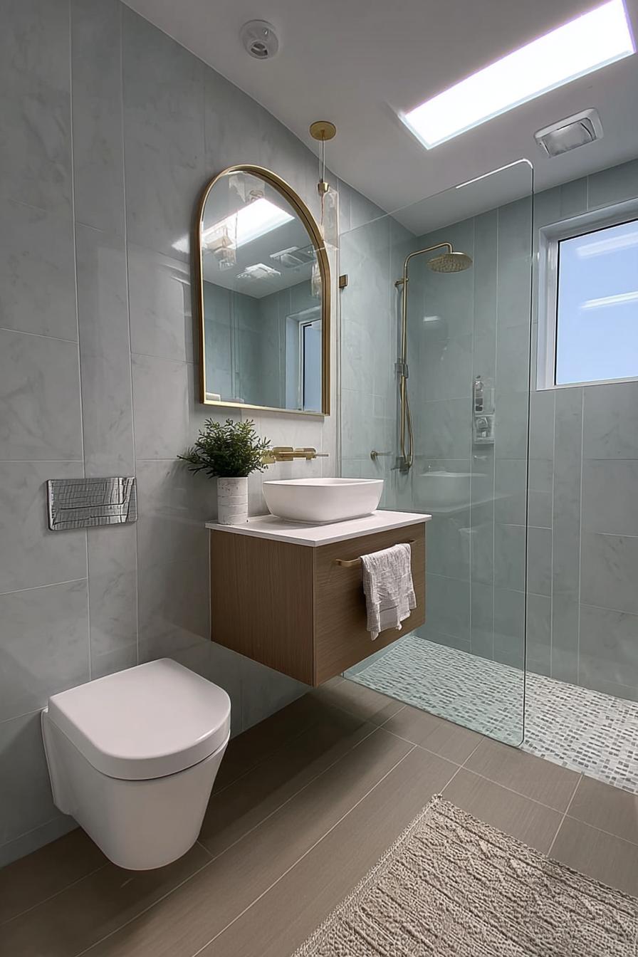 Accent with Gold Hardware For an Elegant Modern Statement