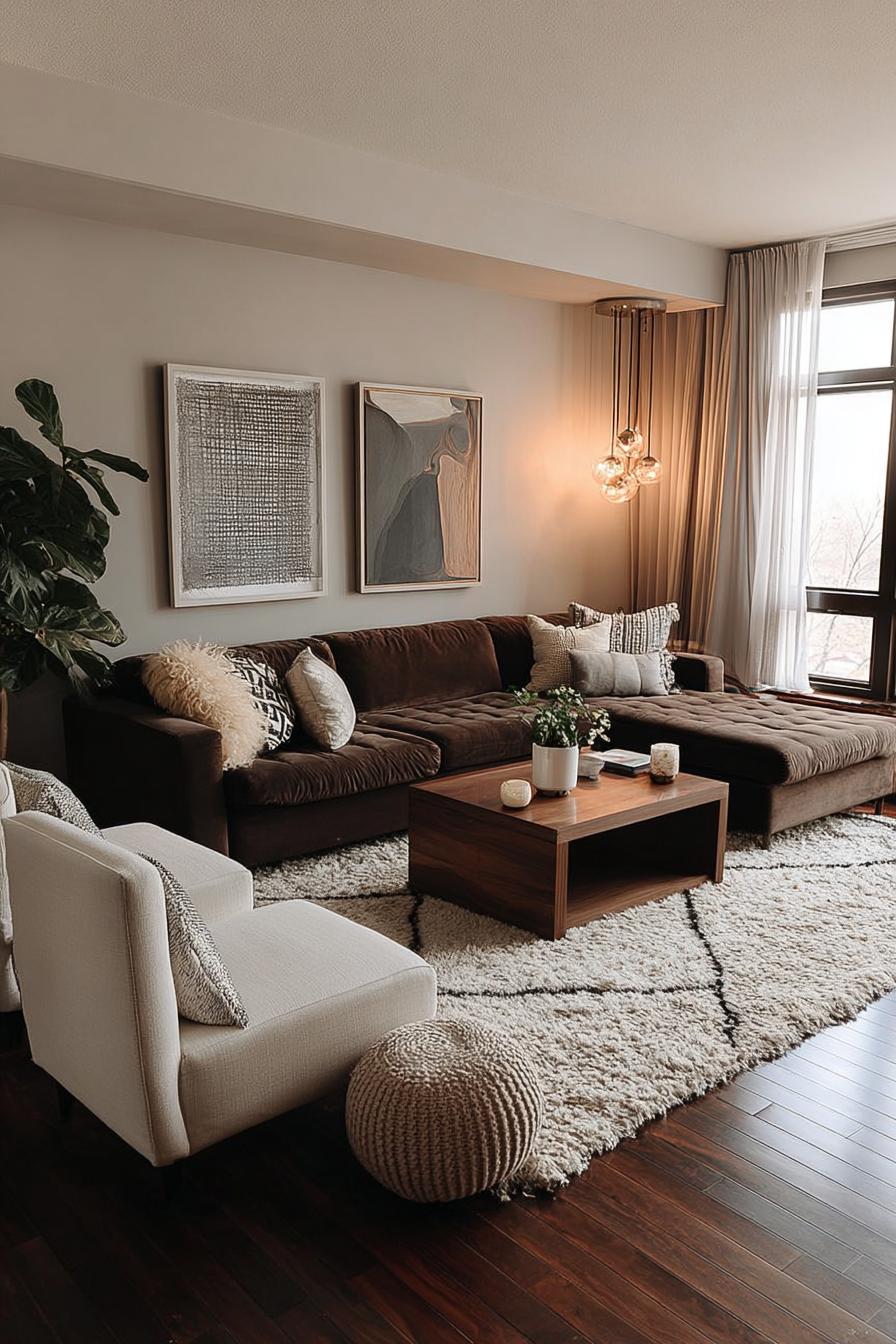 Add a Statement Light Fixture For Organic Modern Style