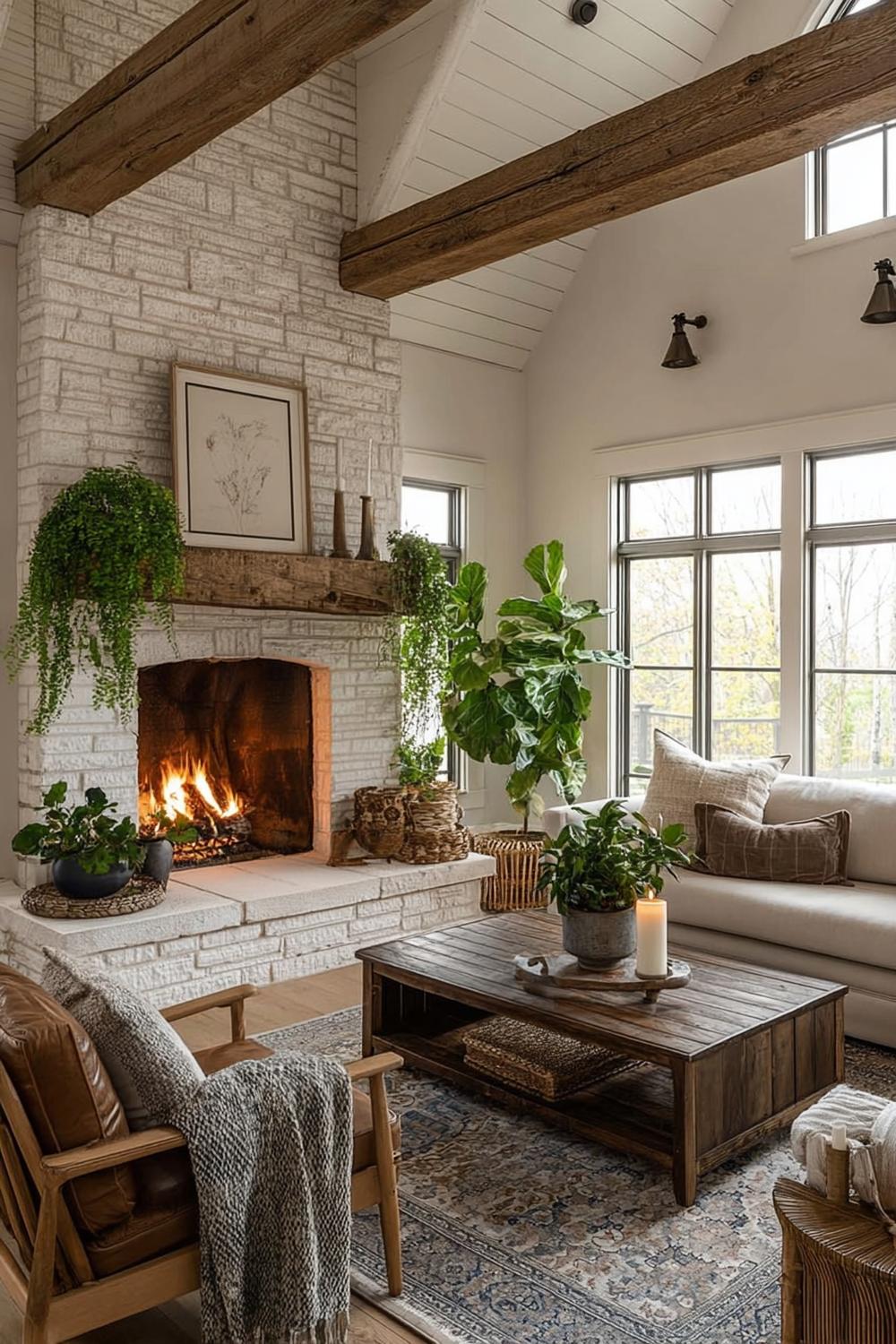 Add Rustic Charm with Large Wicker Baskets For Storage
