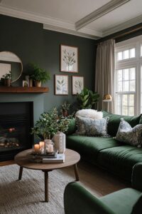 Arrange Layered Greenery For An Organic Living Room Feel
