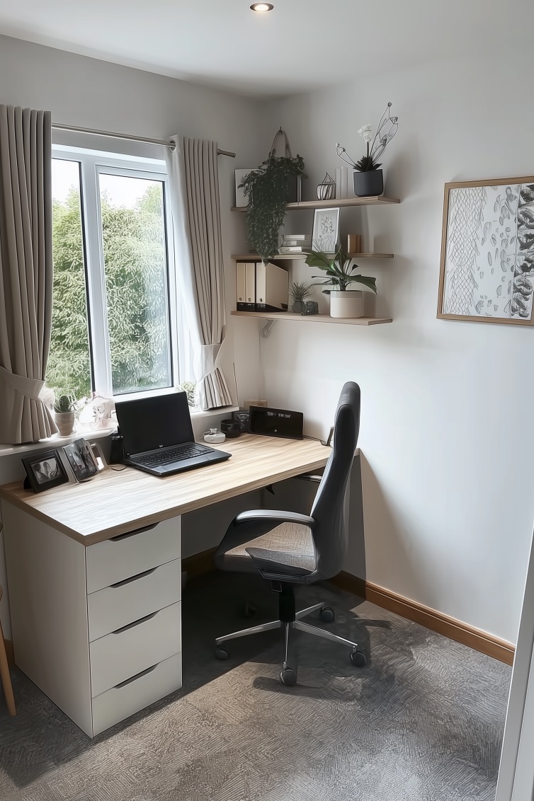 Arrange Personal Photos on the Desk for a Warm Atmosphere