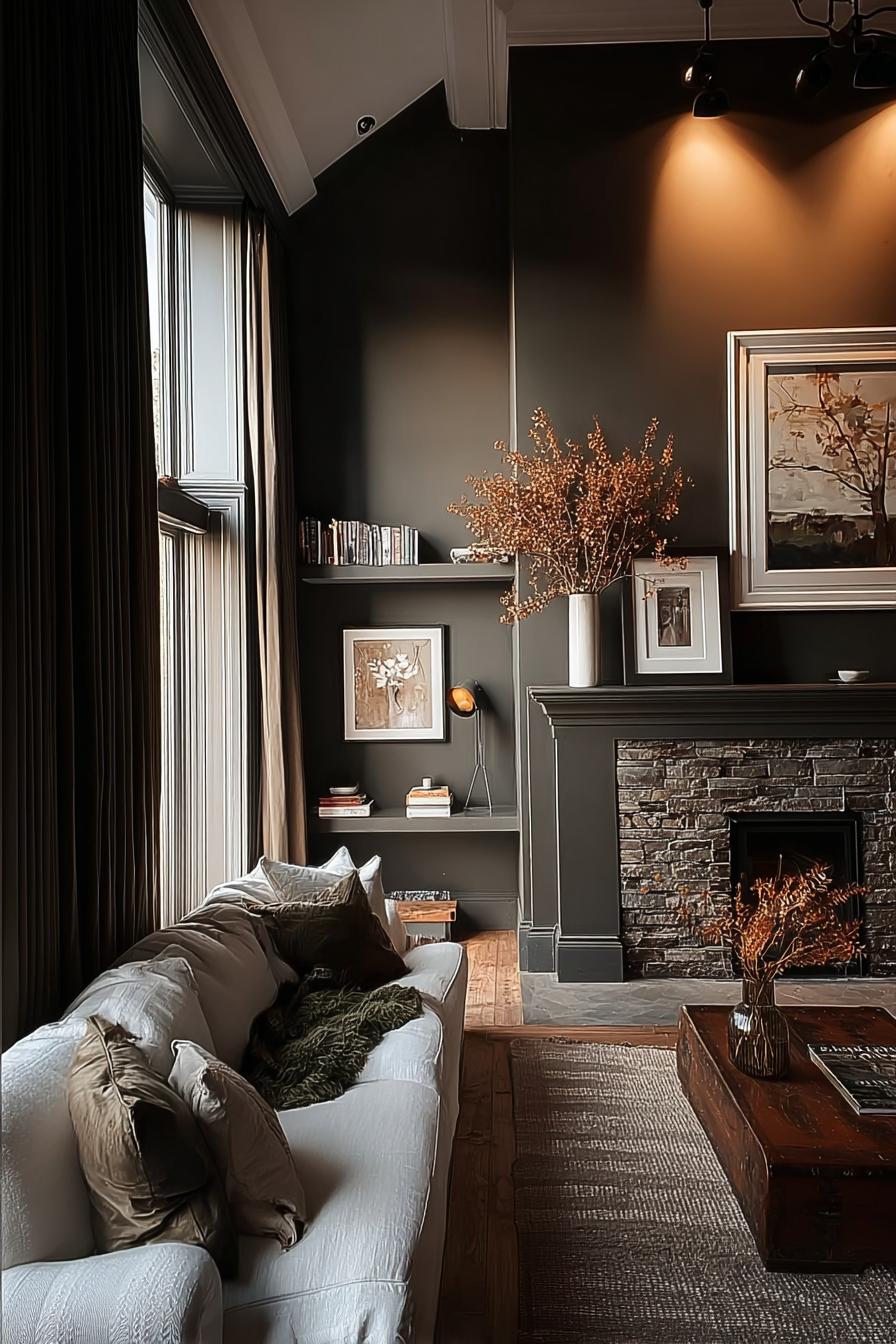 Arrange Sculptural Branches in Tall Vases For Organic Warmth