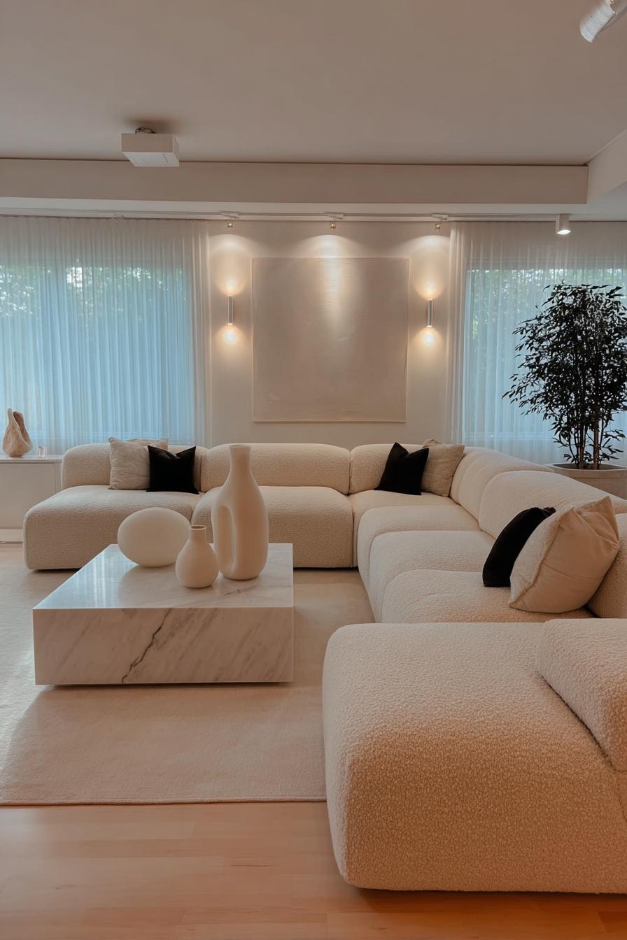 Arrange Sectional Seating For an Inviting Lounge Ideas