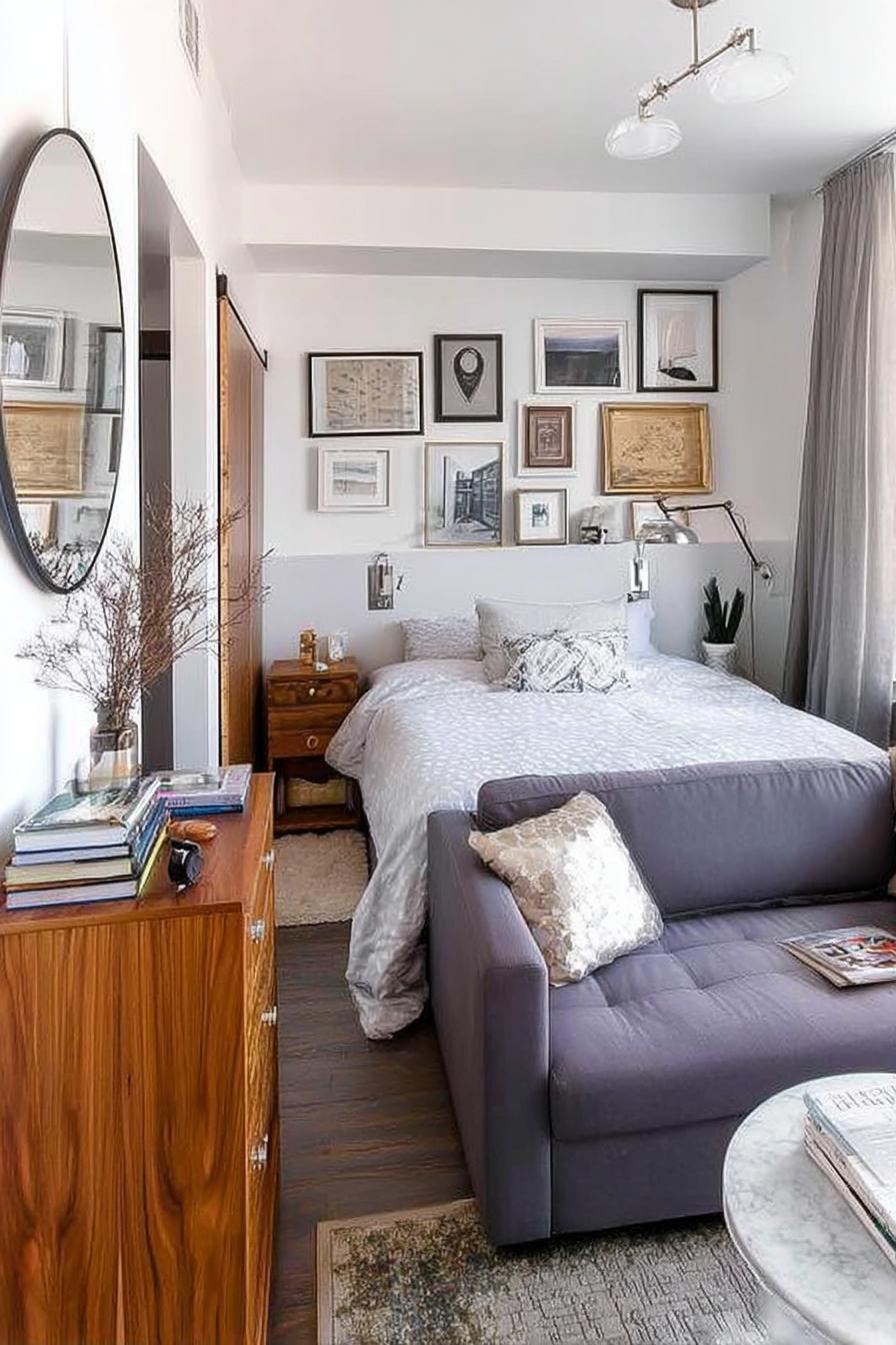 Arrange Sofa Facing Bed For Cozy Layout in Small Spaces