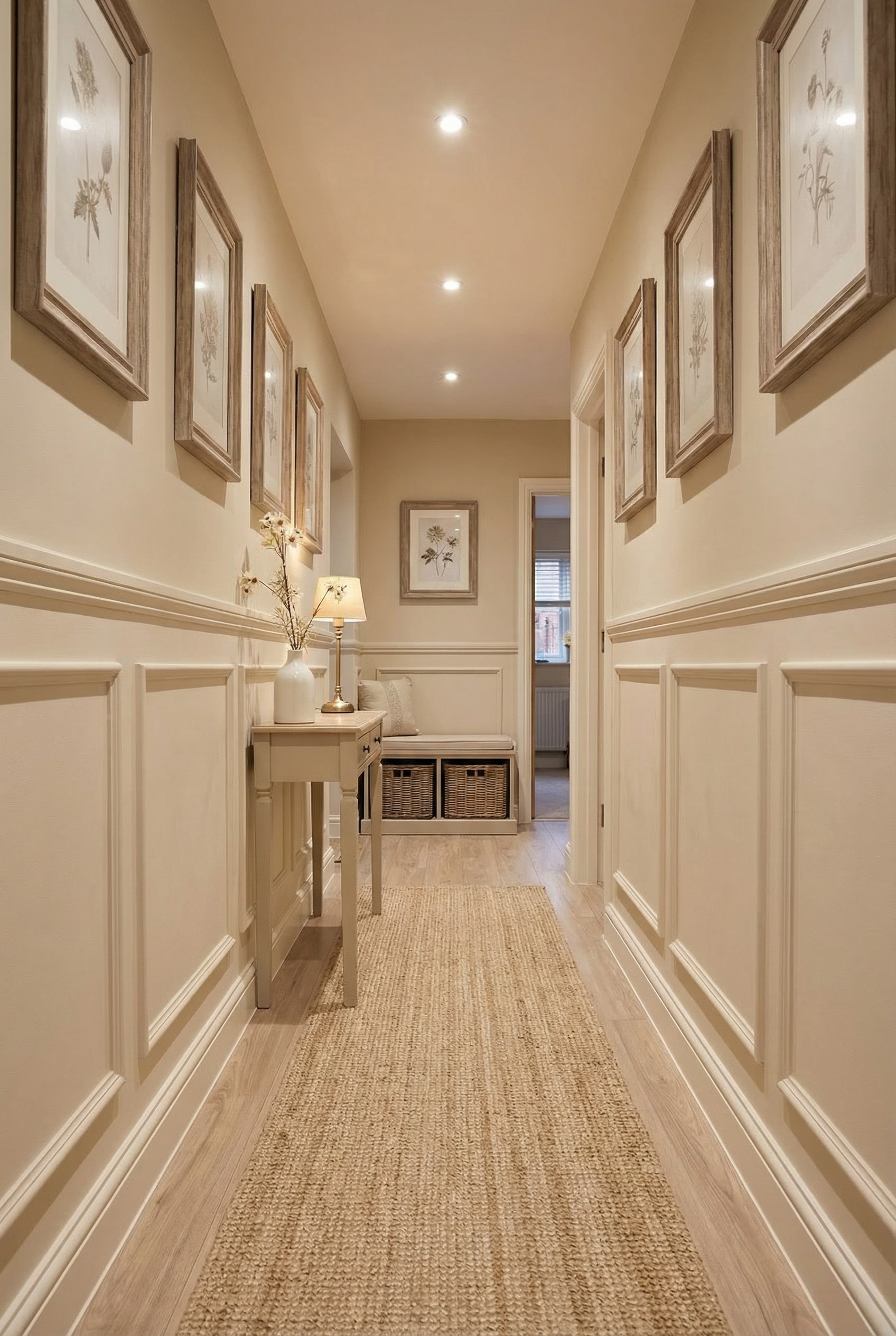 Arrange Woven Baskets Under Tables for Discreet Storage