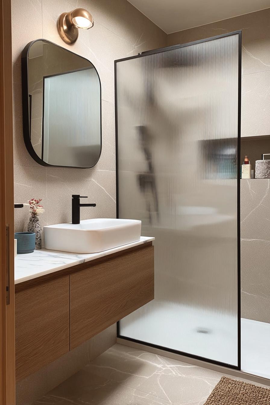 Balance Floating Vanity Storage For a Very Spacious Feel