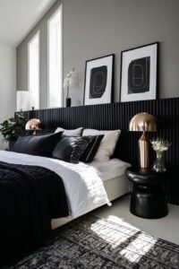 Balance Geometric Patterns With a Textured Area Rug