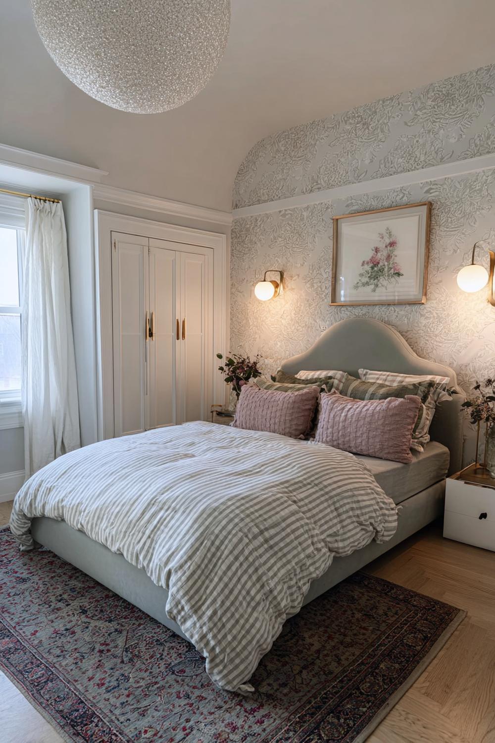 Balance Soft Pastels and Patterns For Cozy Bedroom Decor