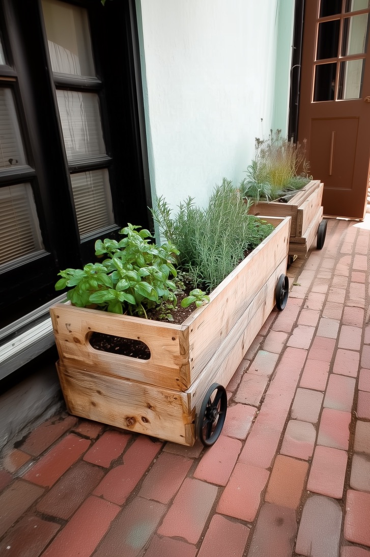 Build Mobile Planters with Wheels for Patio Flexibility