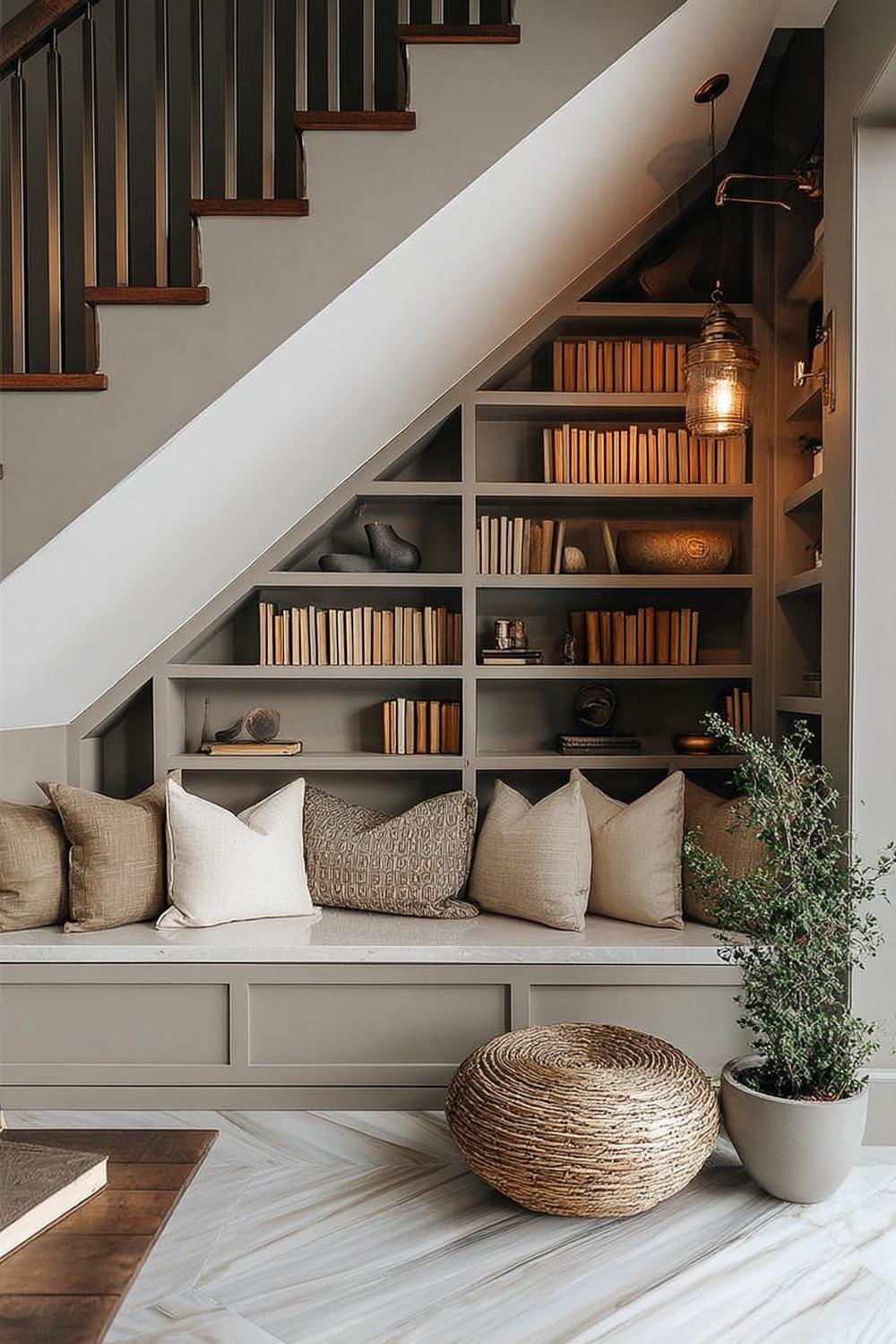 Create a Built in Window Seat with Plush Cushions For Storage