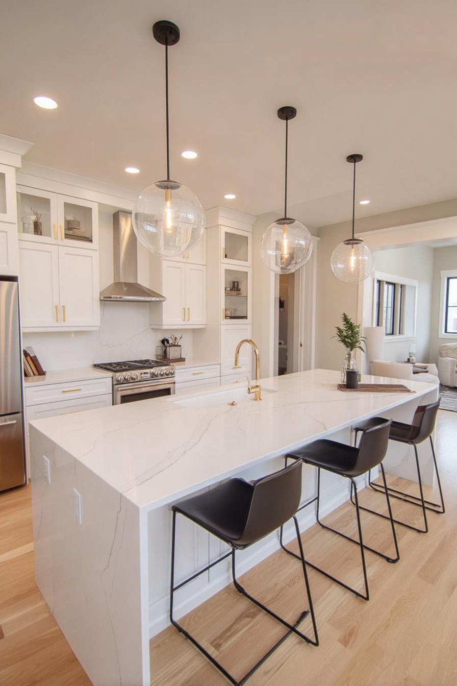 Create Drama with Large Globe Pendant Lighting