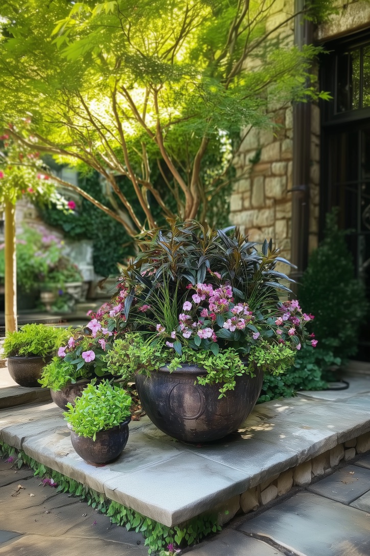 Create Layered Plant Arrangements for Part Shade Settings