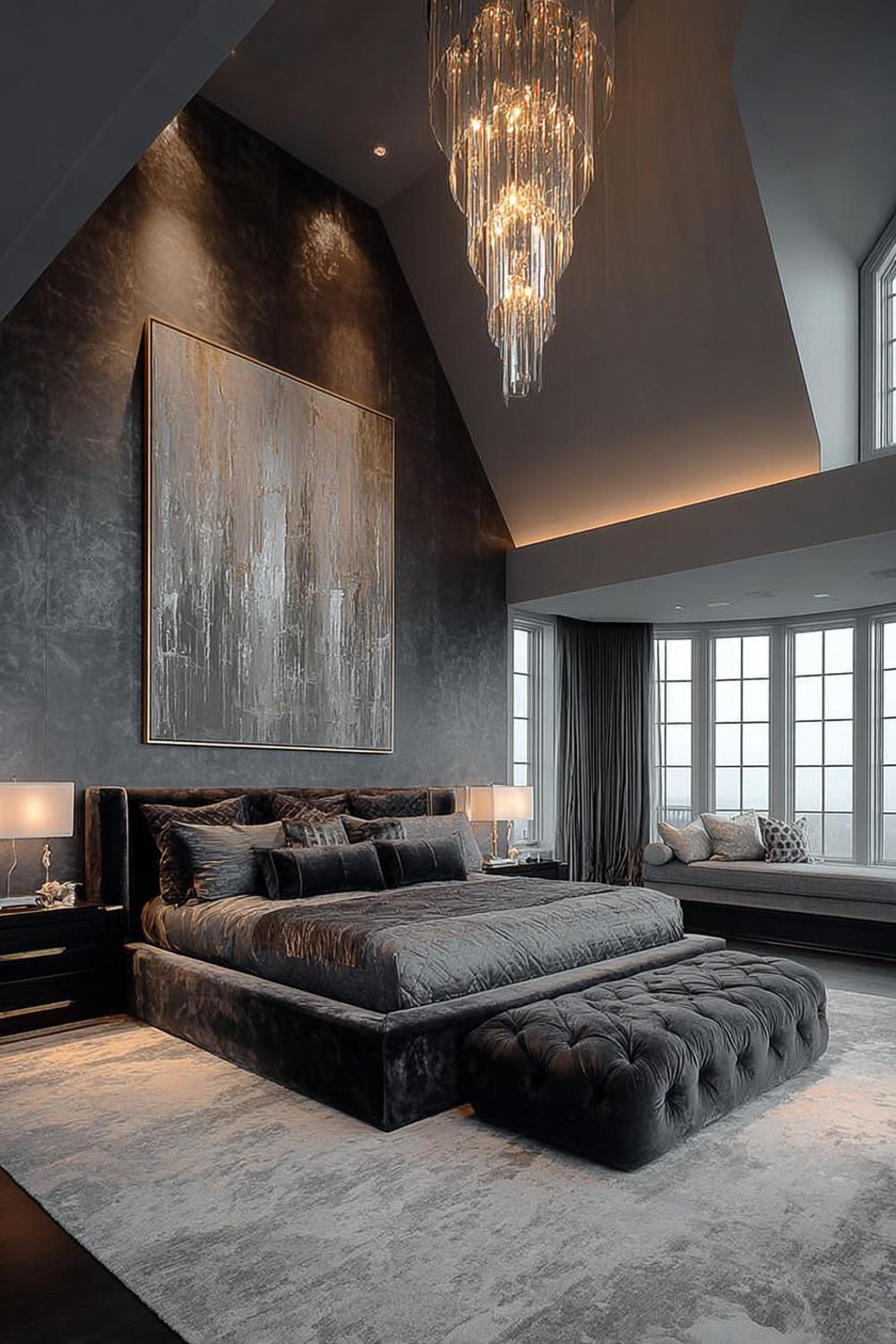Create Statement with Gigantic Abstract Art For Modern Luxury