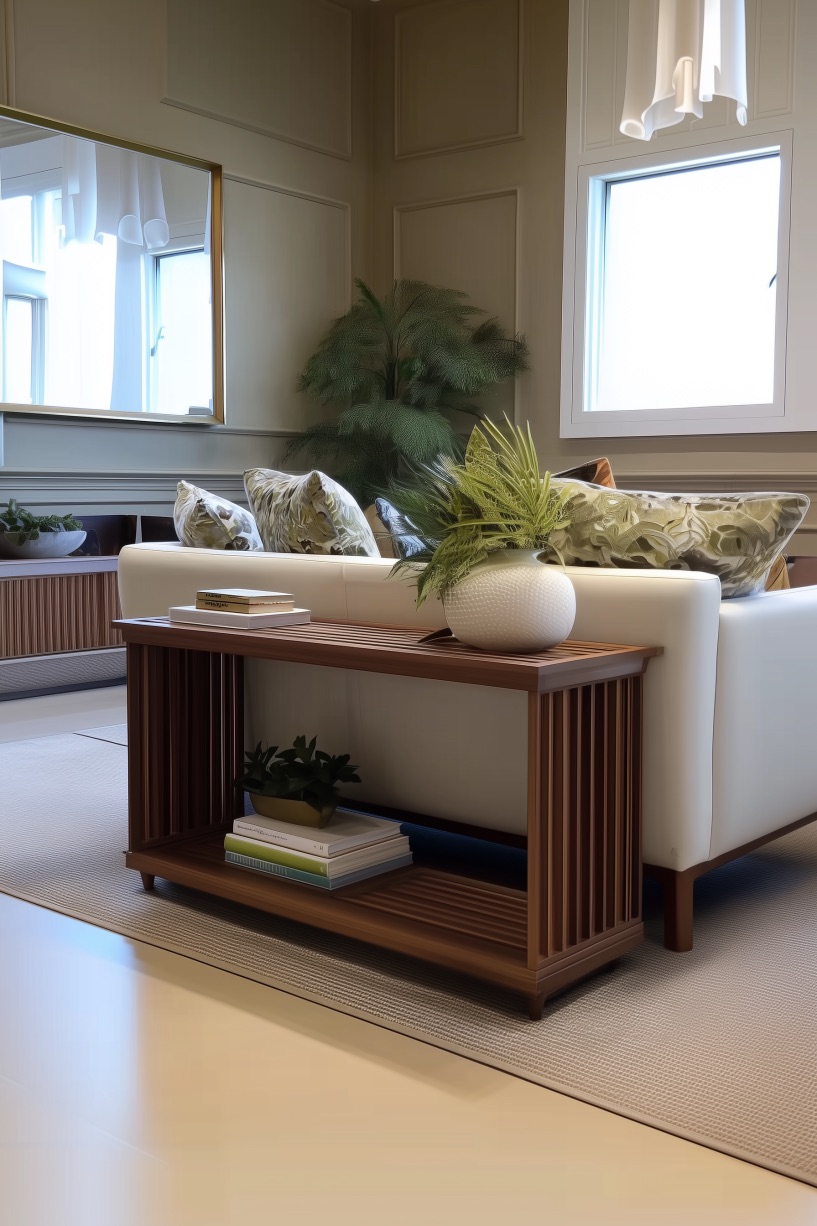 Create Visual Depth Using Textured Throw Pillows on Couch