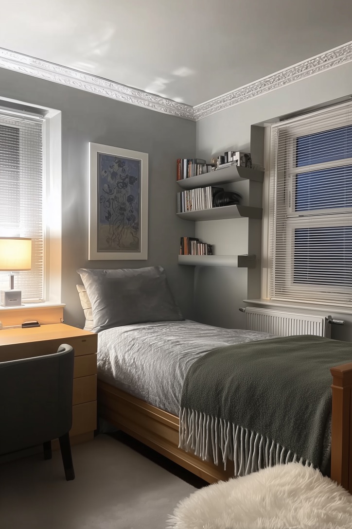 Display Floating Bookshelves to Maximize Storage in Small Rooms