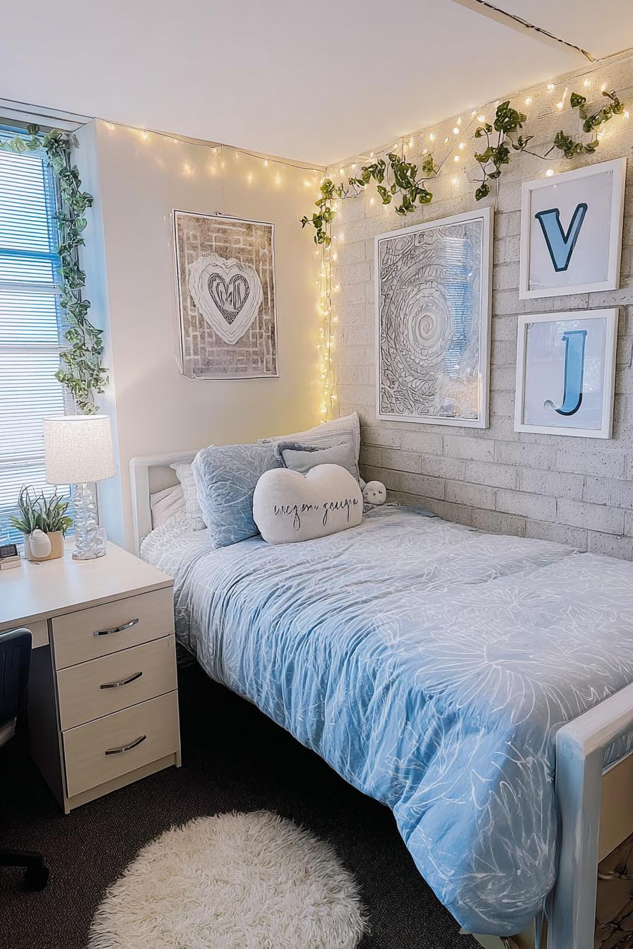 Drape String Lights For a Magical College Ambiance