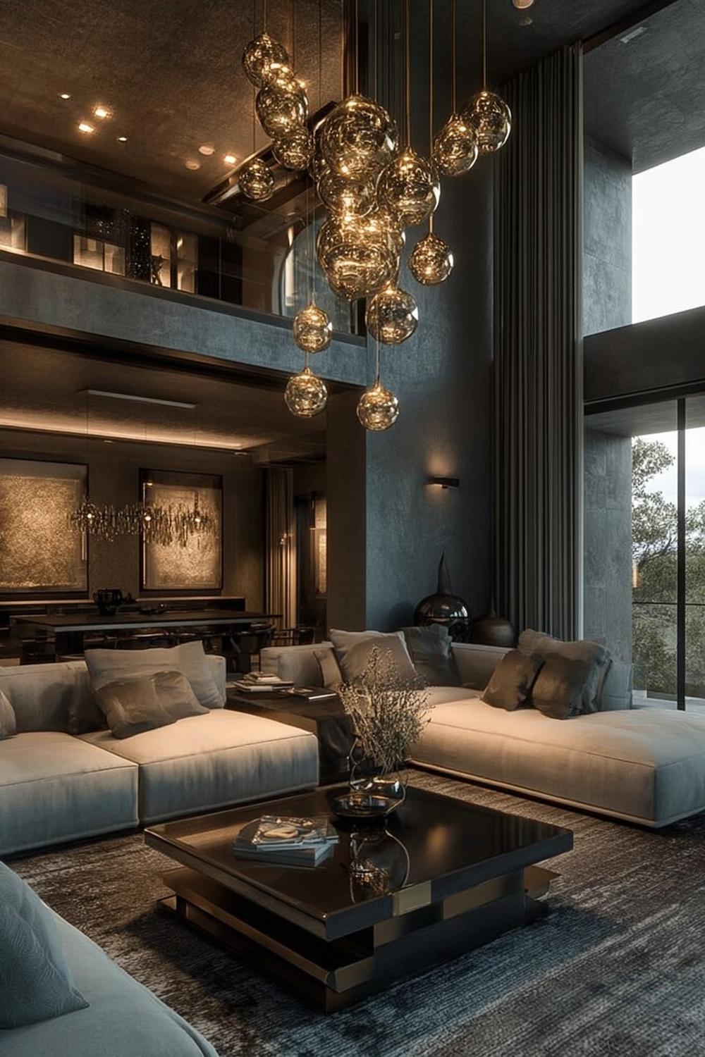 Elevate Space with Clustered Glass Pendant Lighting Fixture