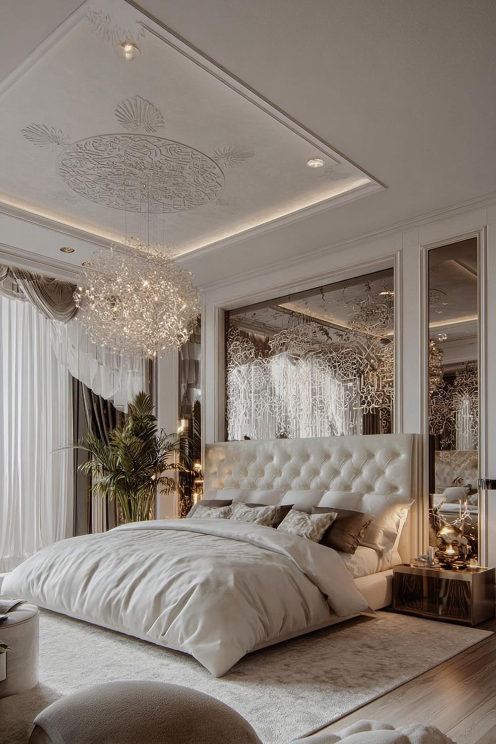 Elevate Space with Ornate Ceiling Design For Modern Bedrooms