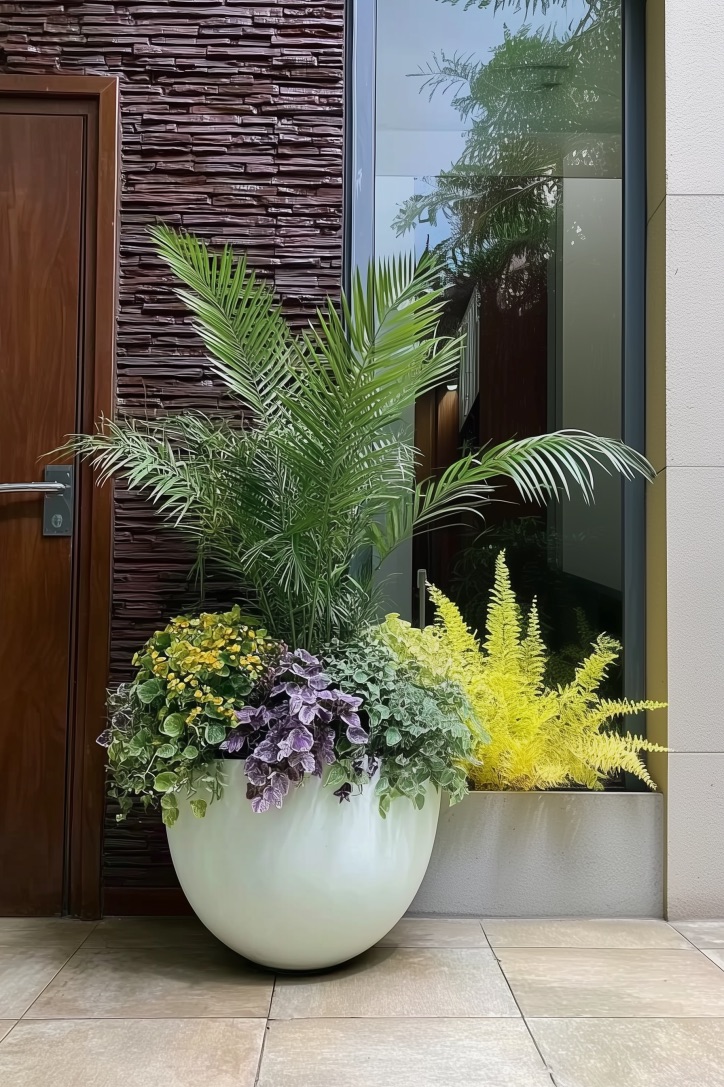 Embrace Globe Shaped Planters for Large Outdoor Statements