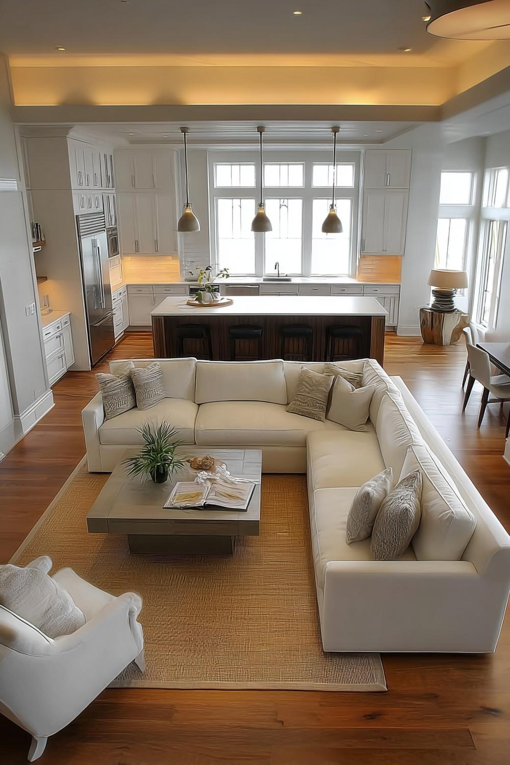 Enhance Cozy Comfort with Plush Pillows and Soft Upholstery For Small Apartment