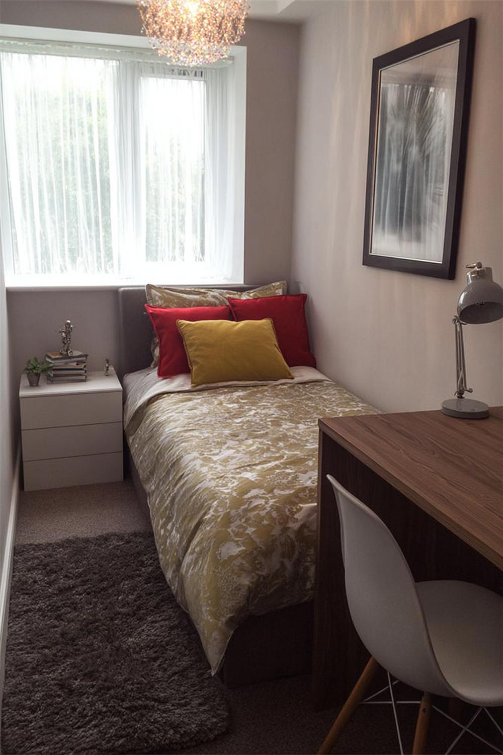 Enhance Small Space Comfort with Layered Colorful Pillows