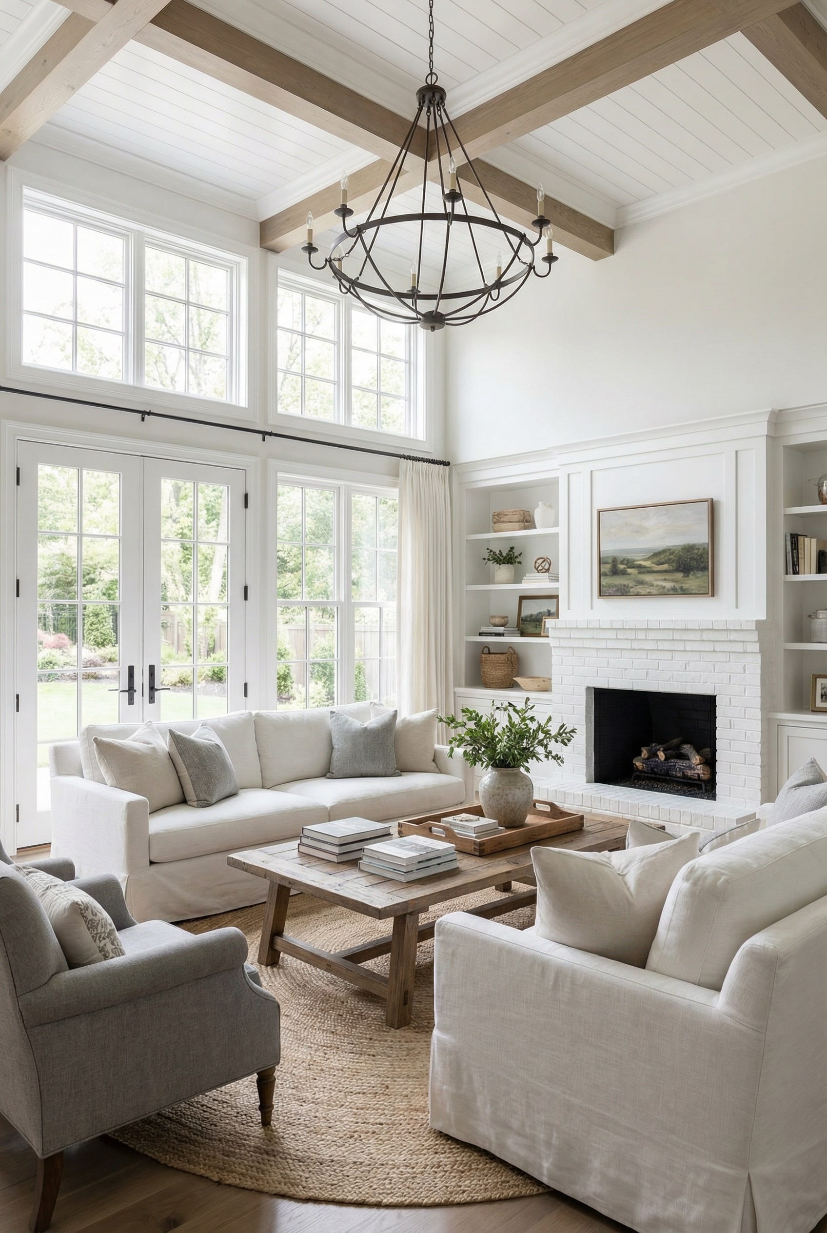 Feature Exposed Wood Ceiling Beams for a Modern Rustic Edge