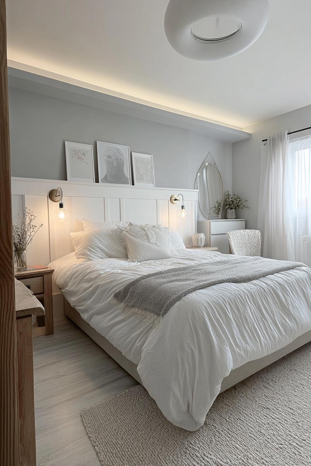 Feature Soft Wall Sconces For Warm Cozy Bedroom Lighting