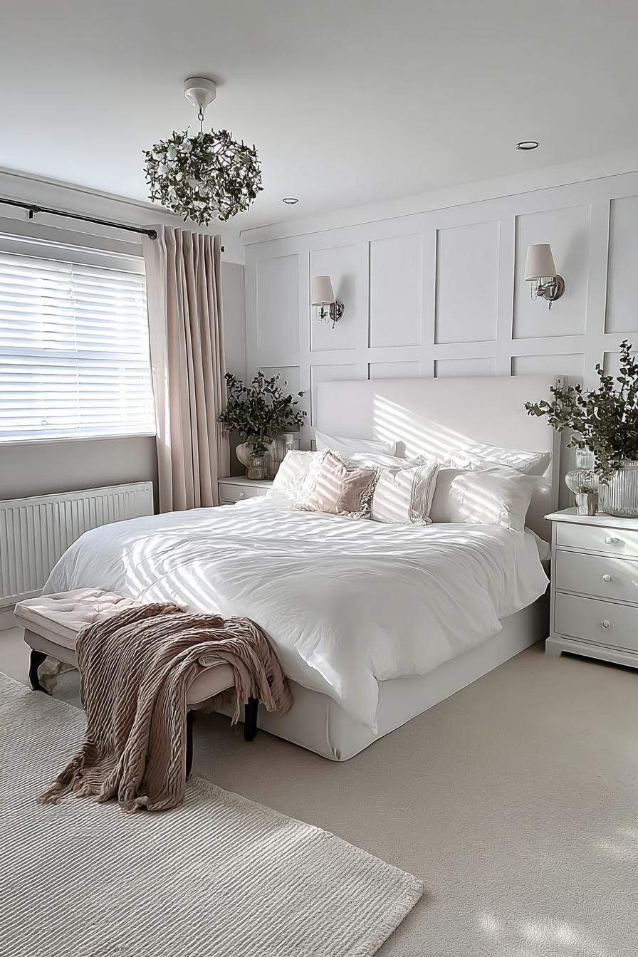 Float Elegant White Curtains For an Airy Window Feature