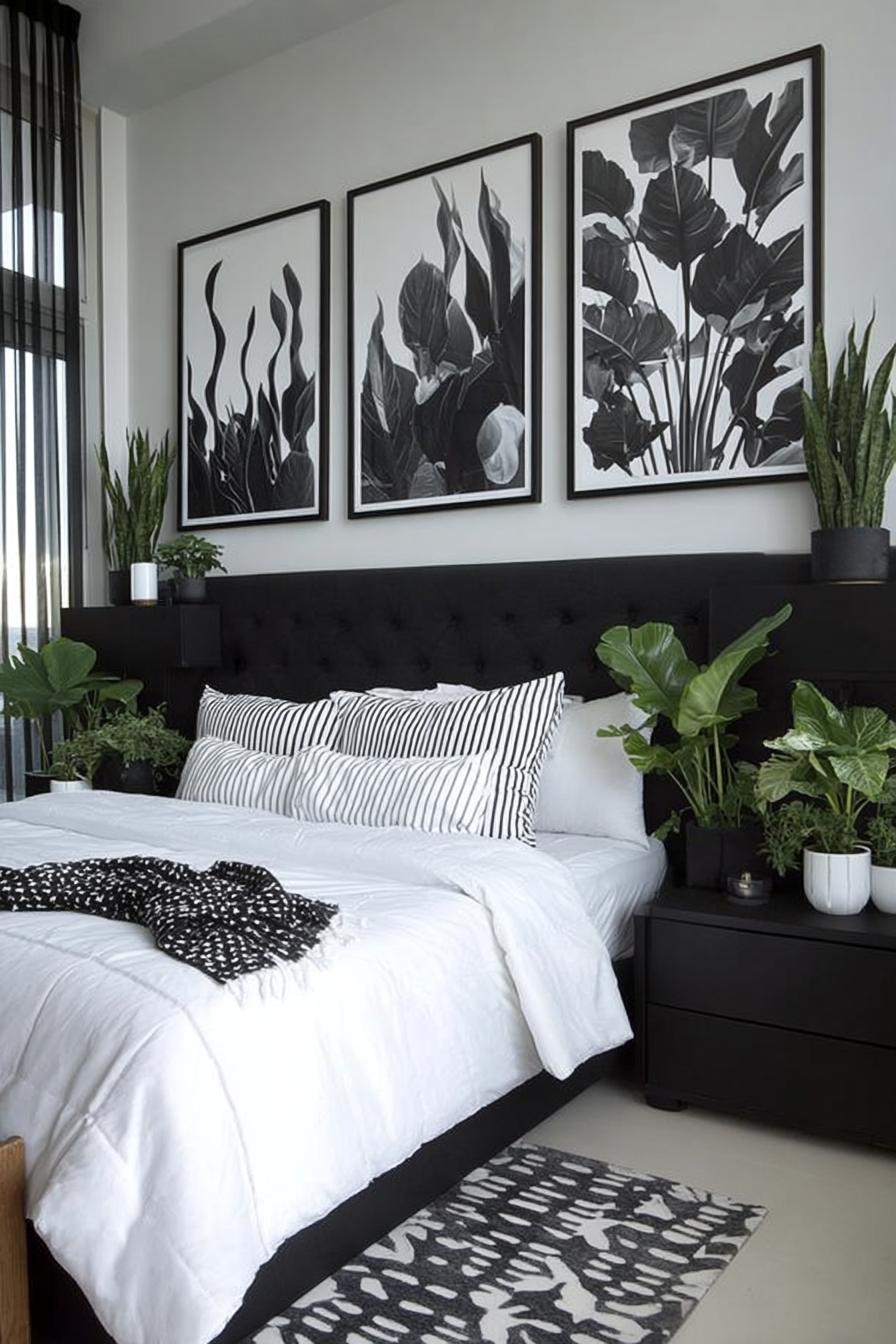Float Tall Potted Plants For a Serene Bedroom Decor