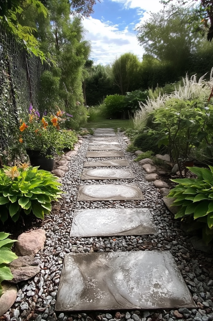 Frame Lush Green Borders for a Vibrant Front Garden Appeal