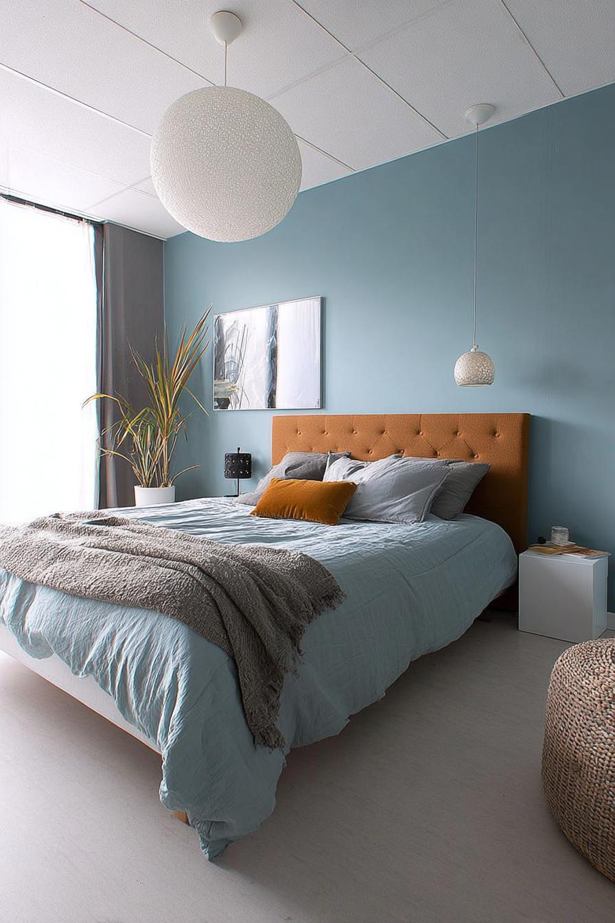 Frame the Bed with Tall Green Plants For Height and Freshness