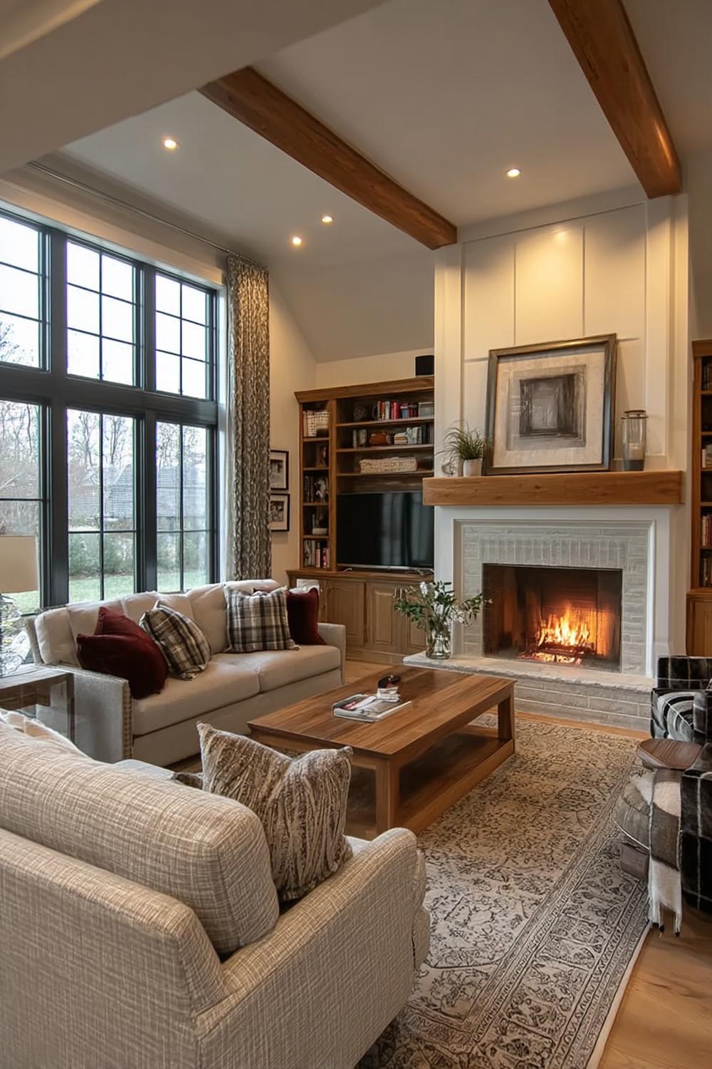 Frame the Fireplace Artwork For Striking Focal Point Display