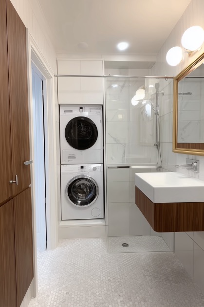 Frame the Shower with Glass Walls for a Spacious Feel