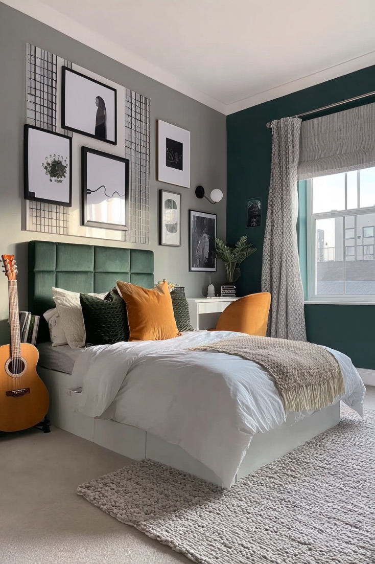 Go for Sage Green Walls to Create a Calm Retreat