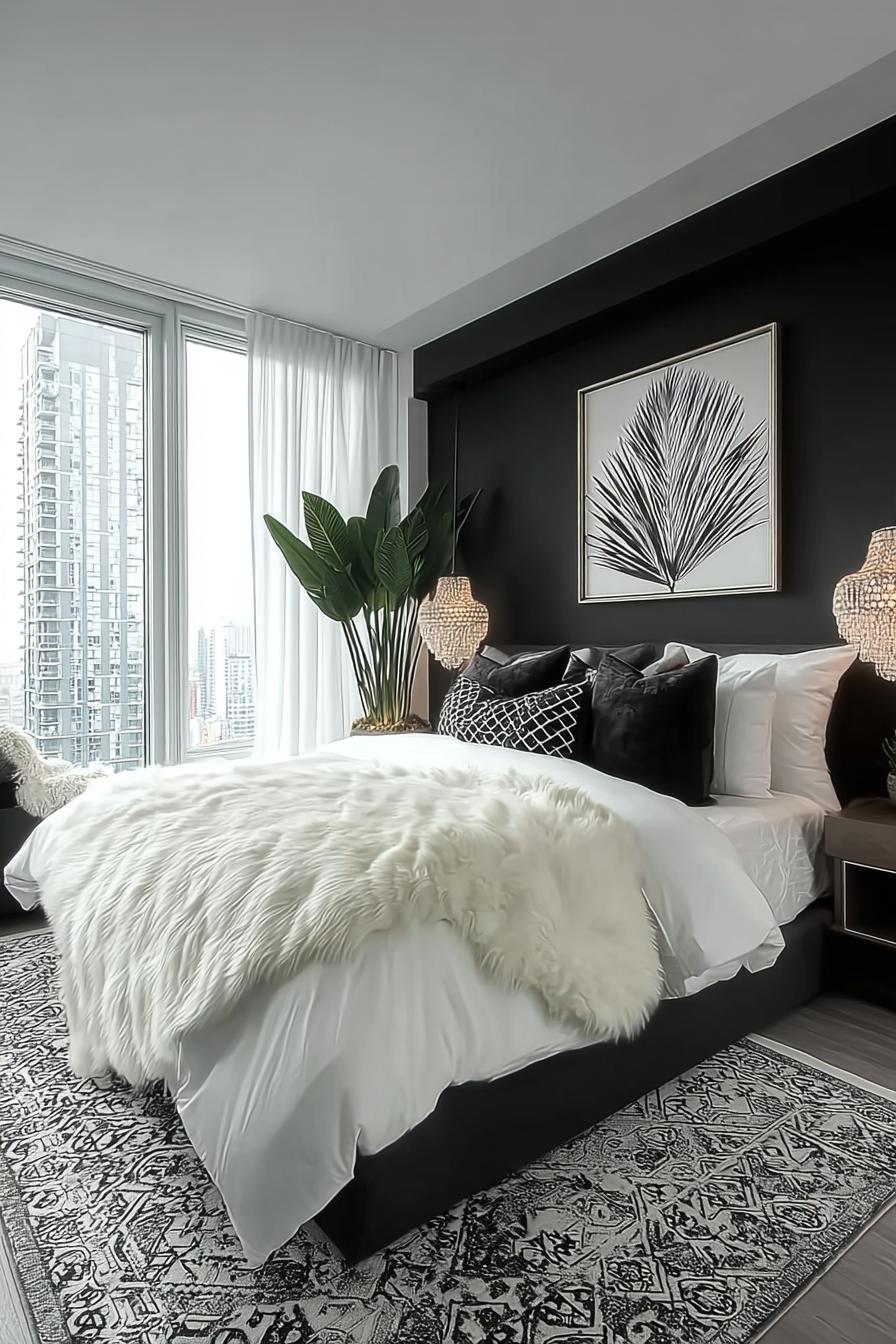 Highlight a Bold Focal Wall with Striking Wall Art