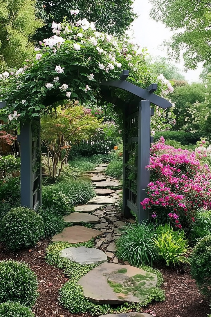 Highlight a Dramatic Archway for Instant Garden Wow Factor