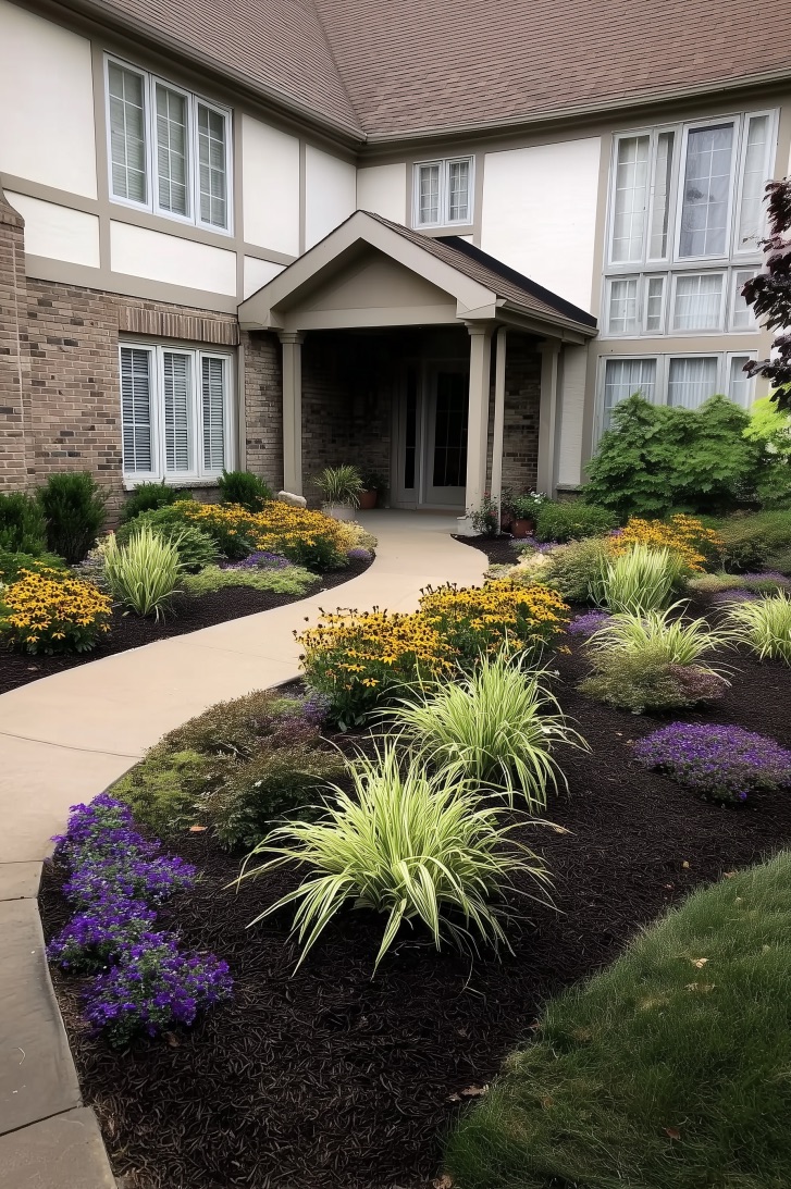 Highlight Multiple Flower Varieties for Dynamic Full Sun Appeal