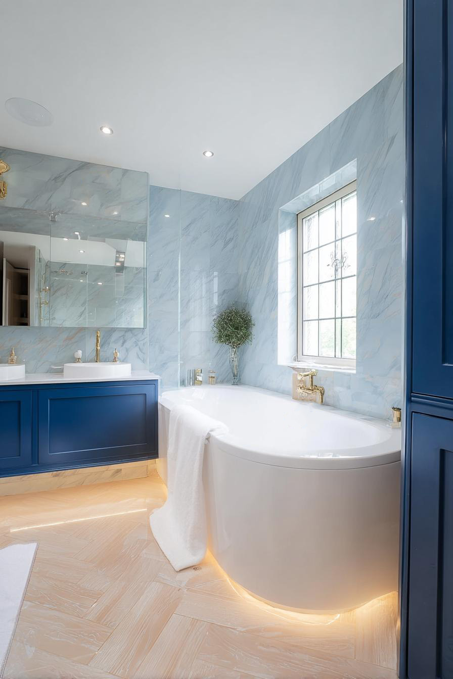 Illuminate Your Tub with Subtle Underlighting For Spa Ambience