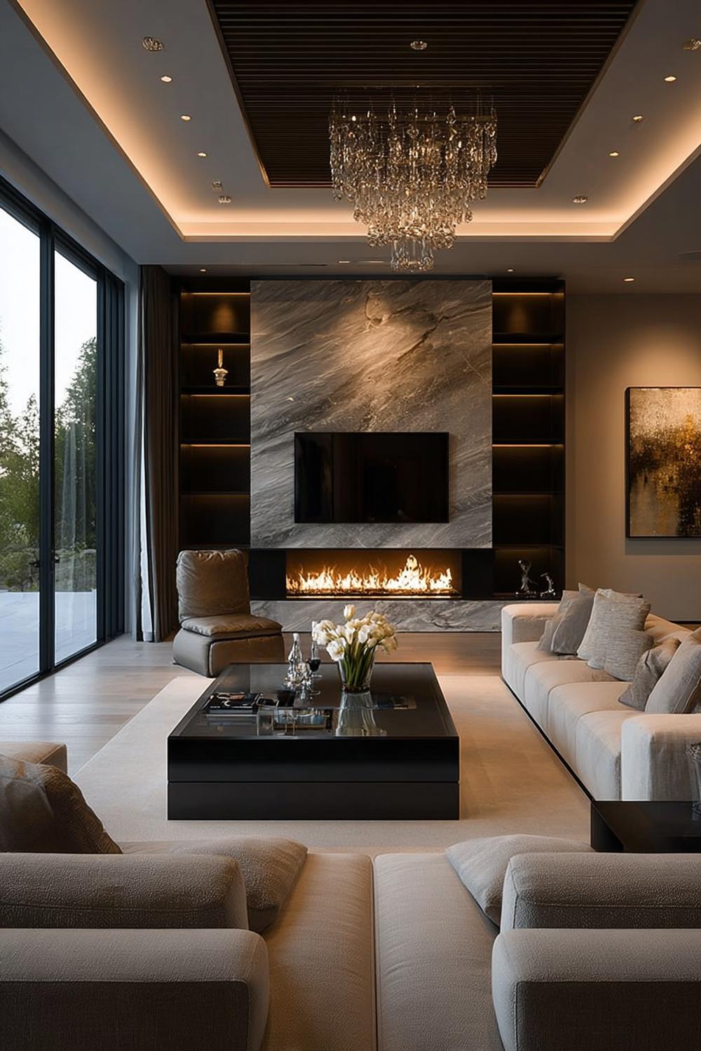 Incorporate a Crystal Chandelier For Elegant Lighting