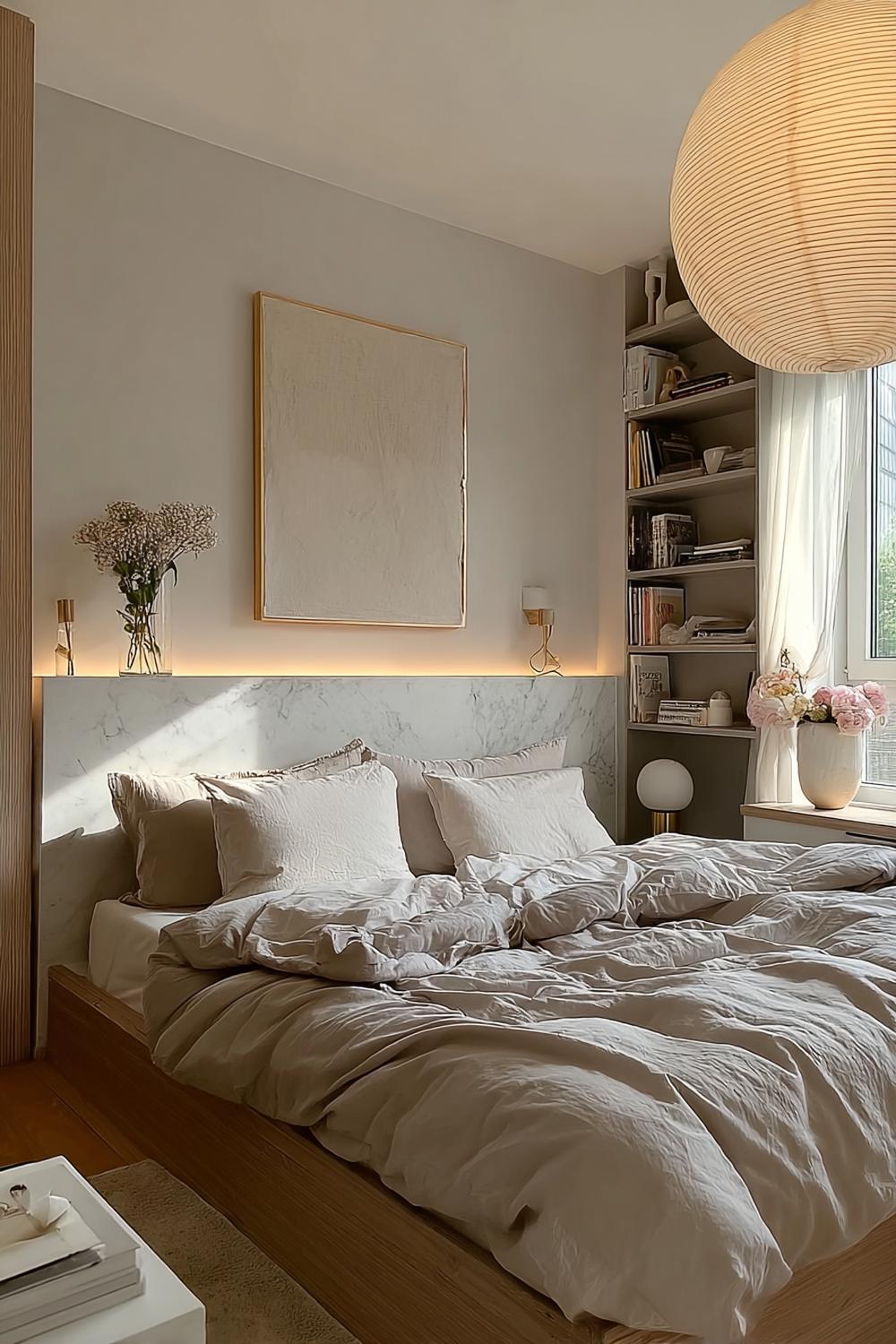 Incorporate Built in Shelves For Small Space Organization