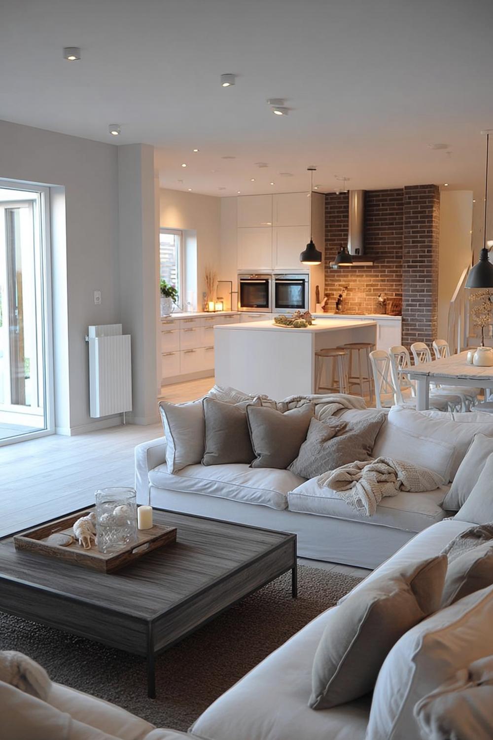 Incorporate Exposed Brick Walls to Add Warmth and Texture For Ideas