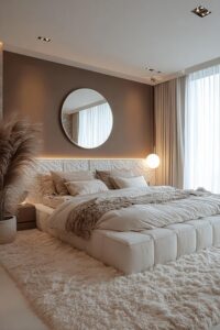 Incorporate Plush Shaggy Rugs For Warm Minimalist Luxury