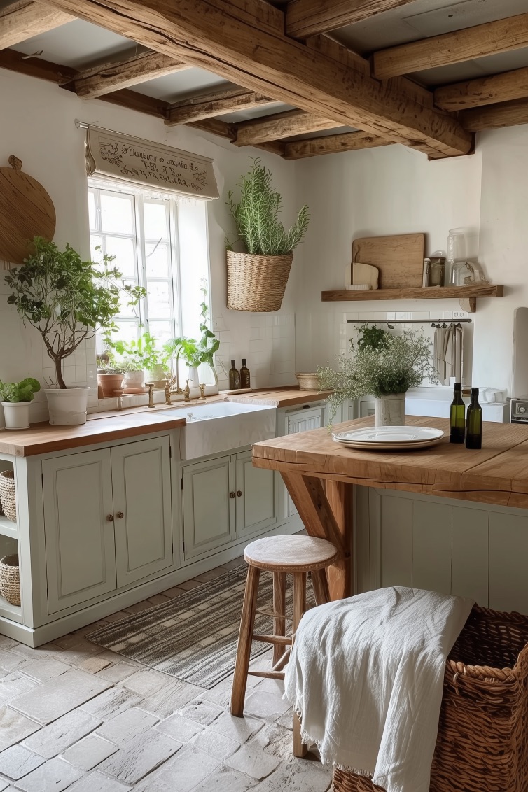 Incorporate Potted Herbs on Windowsills for Fresh Inspiration