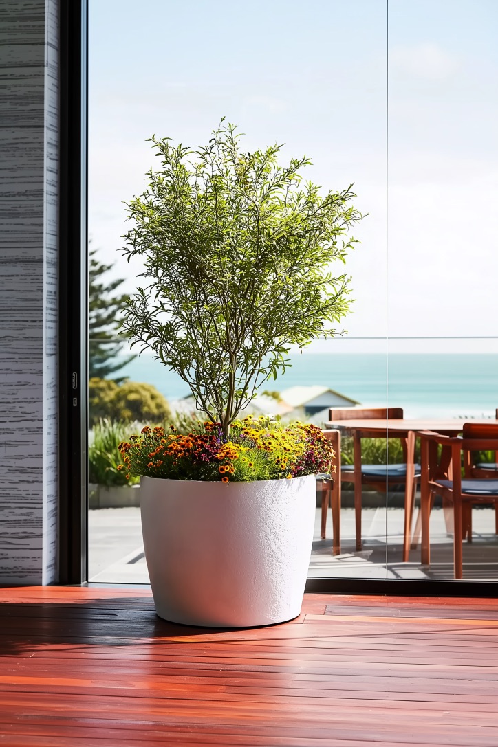 Incorporate Vibrant Mixed Plantings for Patio Container Gardening