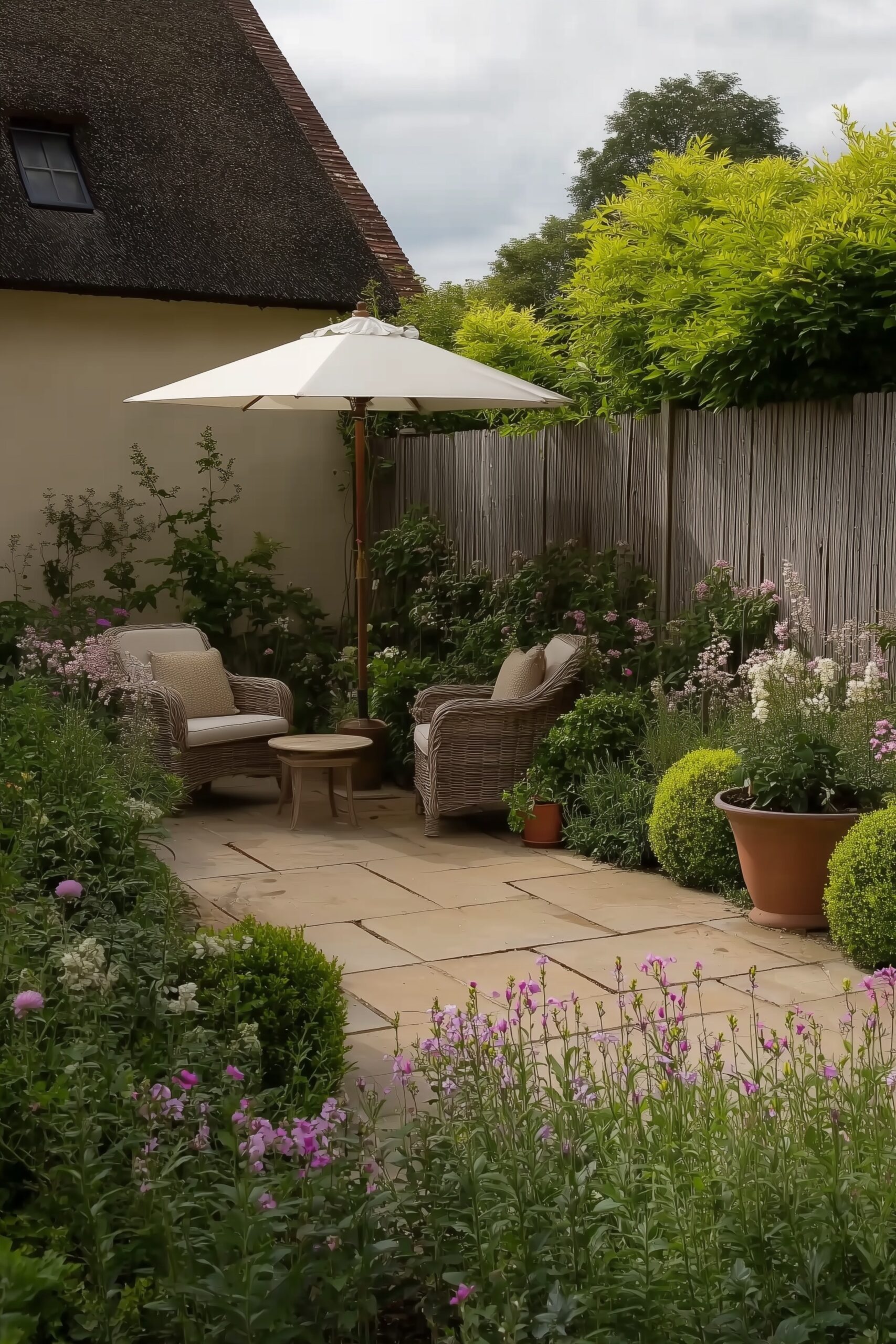 Incorporate Wicker Furniture for a Relaxed Cottage Style