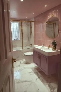 Install a Blush Vanity for a Statement Focal Point