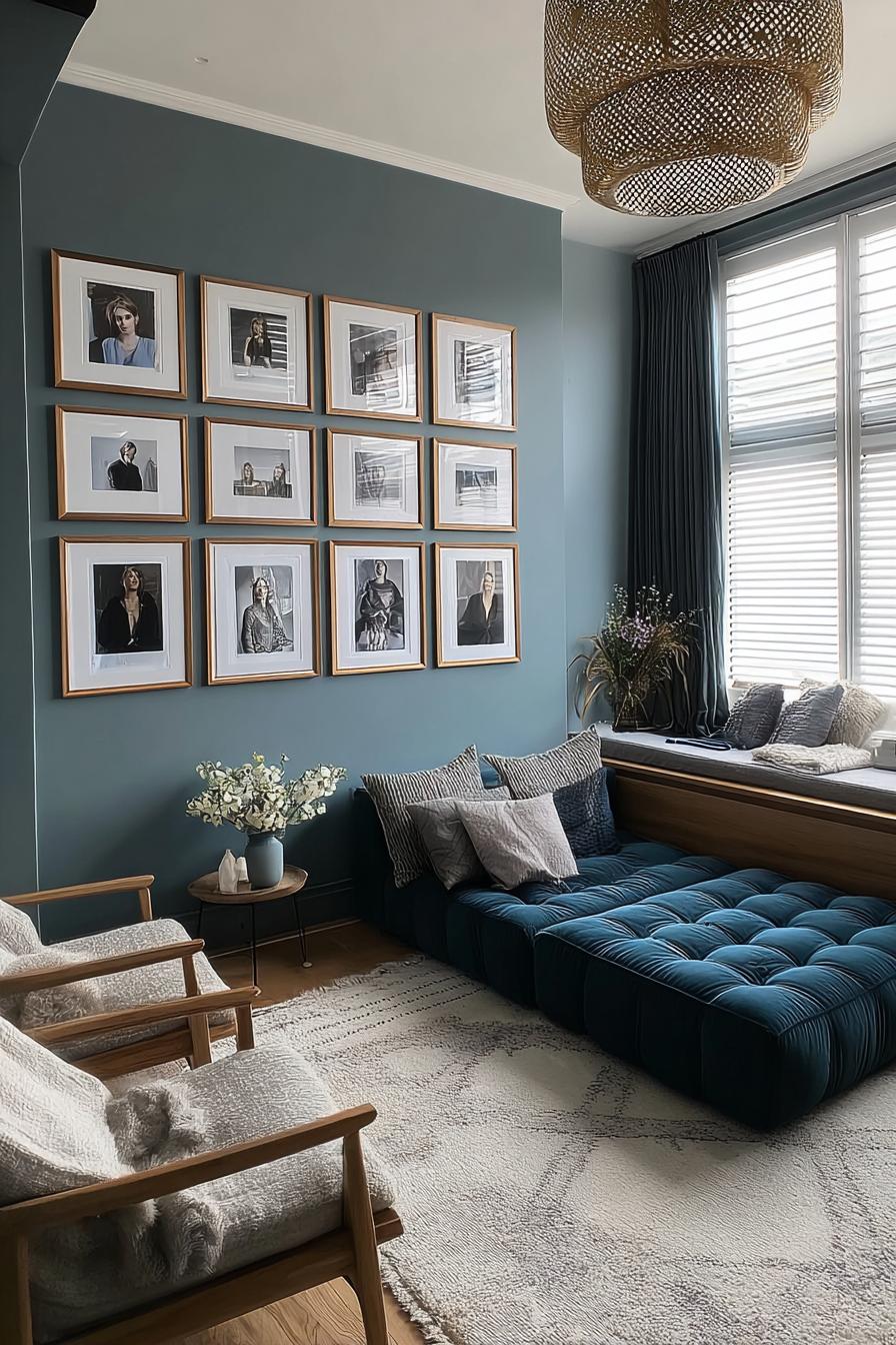 Install a Gallery Wall For Personalized Living Room Decor