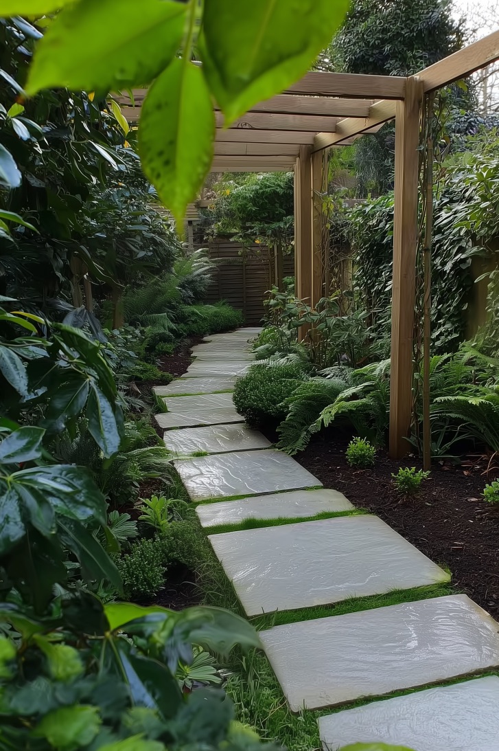 Install a Wooden Pergola for Modern Garden Structure