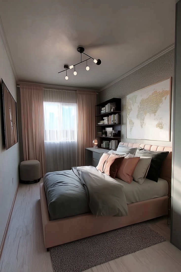 Install a World Map Wall Art for a Modern Look